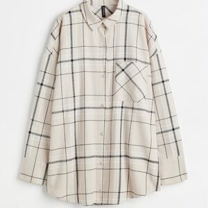 Plaid Button-Up Shirt H&M